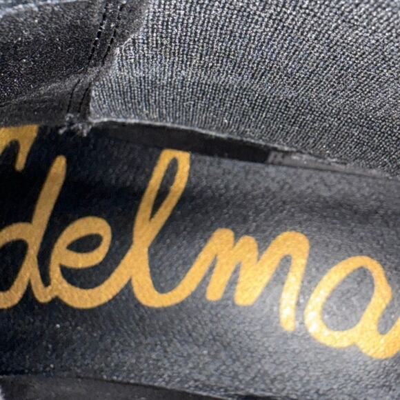 Sam Edelman Laguna Chelsea boot two tone black leather CHUNKY sole pull on 7.5 - Picture 11 of 15